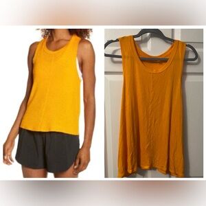Zella Gold Relaxed Sleeveless Tank Top